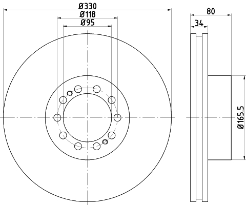 TEXTAR 93192100 Bremsscheibe