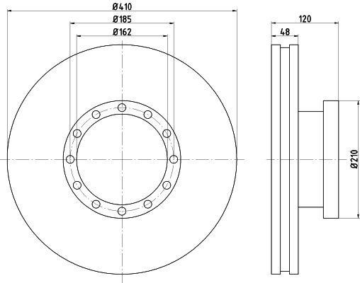 TEXTAR 93193700 Bremsscheibe