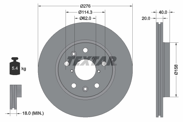 TEXTAR 92204703 PRO Brake...
