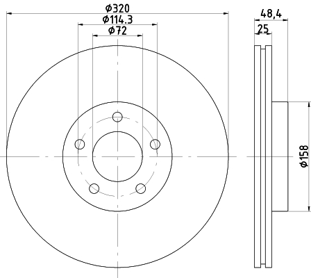 TEXTAR 92223503 PRO Bremsscheibe
