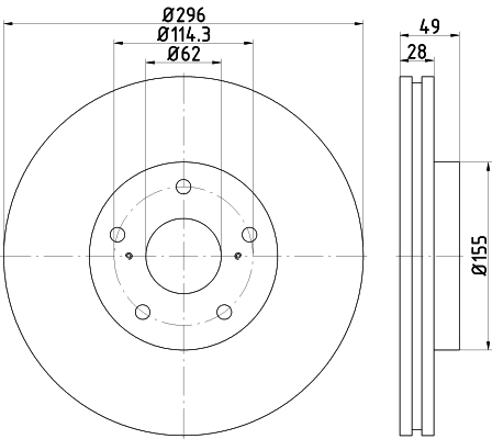 TEXTAR 92235000 Bremsscheibe