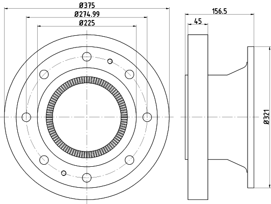 TEXTAR 93243000 Bremsscheibe