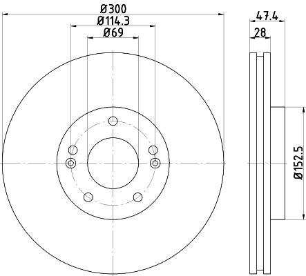 TEXTAR 92243503 PRO Bremsscheibe