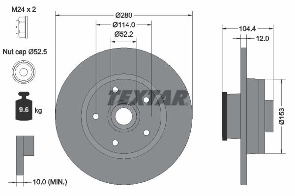 TEXTAR 92268903 PRO Brake...