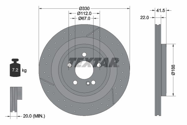 TEXTAR 92290605 PRO+ Brake...