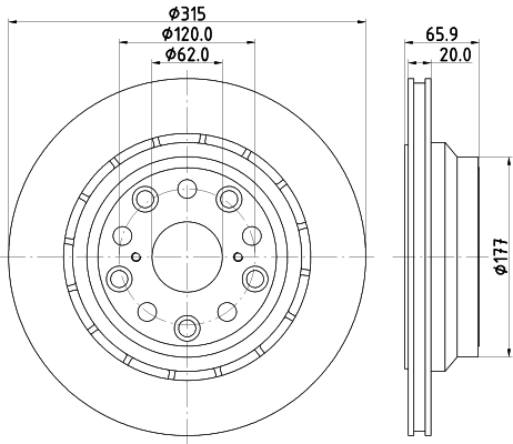 TEXTAR 92302703 PRO Bremsscheibe