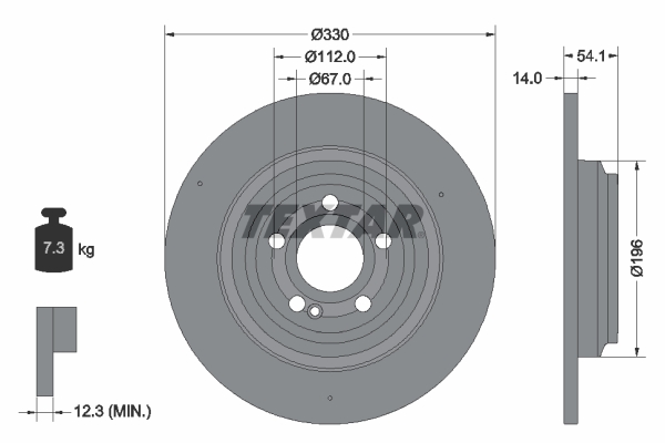 TEXTAR 92306905 PRO+ Disc...