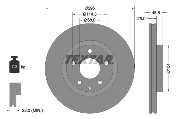 TEXTAR 92326203 PRO Brake...