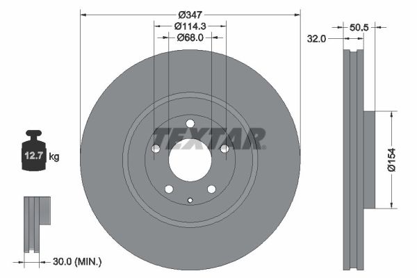 TEXTAR 92348903 PRO Disque...