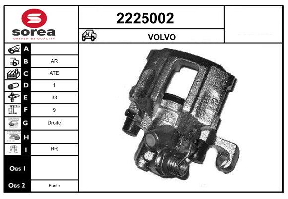 EAI 2225002 Brzdový strmeň