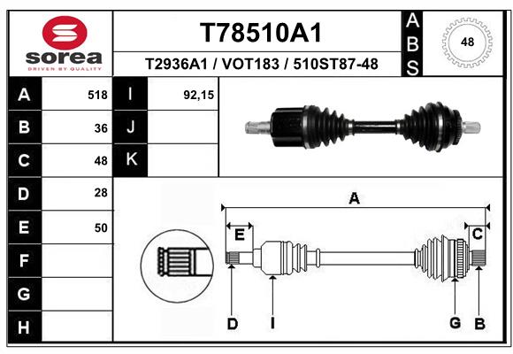 EAI T78510A1 Άξονας...