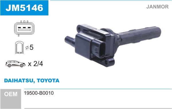 JANMOR JM5146 Bobina d'accensione