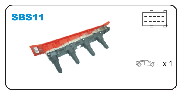 JANMOR SBS11 Bobina d'accensione