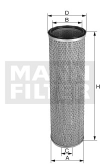 MANN-FILTER CF 15 158 Filtr...