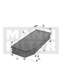 MANN-FILTER C 30 080 Filtro aria