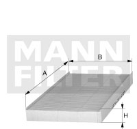 MANN-FILTER CU 4219 Filtro, Aria abitacolo