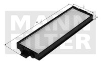 MANN-FILTER CUD 5250...