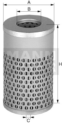 MANN-FILTER H 617 n Filtro, Sistema idraulico di lavoro-Filtro, Sistema idraulico di lavoro-Ricambi Euro