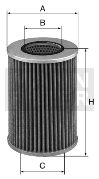 MANN-FILTER HD 1258/2 Filtro, Sistema idraulico di lavoro-Filtro, Sistema idraulico di lavoro-Ricambi Euro