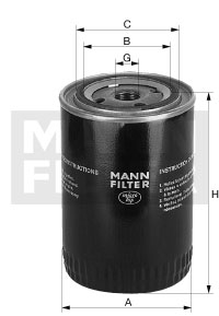 MANN-FILTER W 6026 olajszűrő