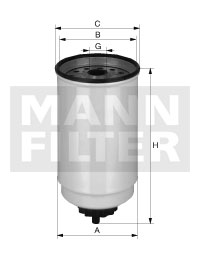 MANN-FILTER WK 10 017 x Filtro carburante