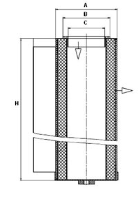 MANN-FILTER 49 000 55 261 Filter, Drucklufttechnik