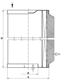 MANN-FILTER LE 10 002 Filtro, Tecnica aria compressa