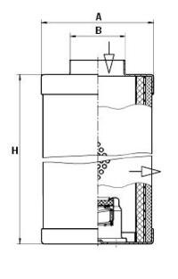 MANN-FILTER 49 000 50 661 Filter, Drucklufttechnik