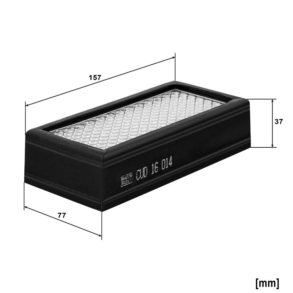MANN-FILTER CUD 16 014 Filter, cabin air for CASE IH NEW HOLLAND