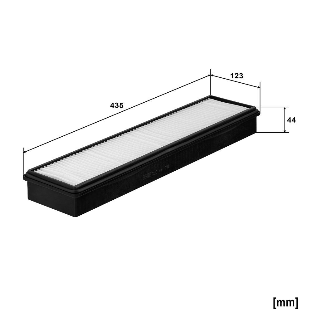 MANN-FILTER CUD 44 006 Filter vnútorného priestoru