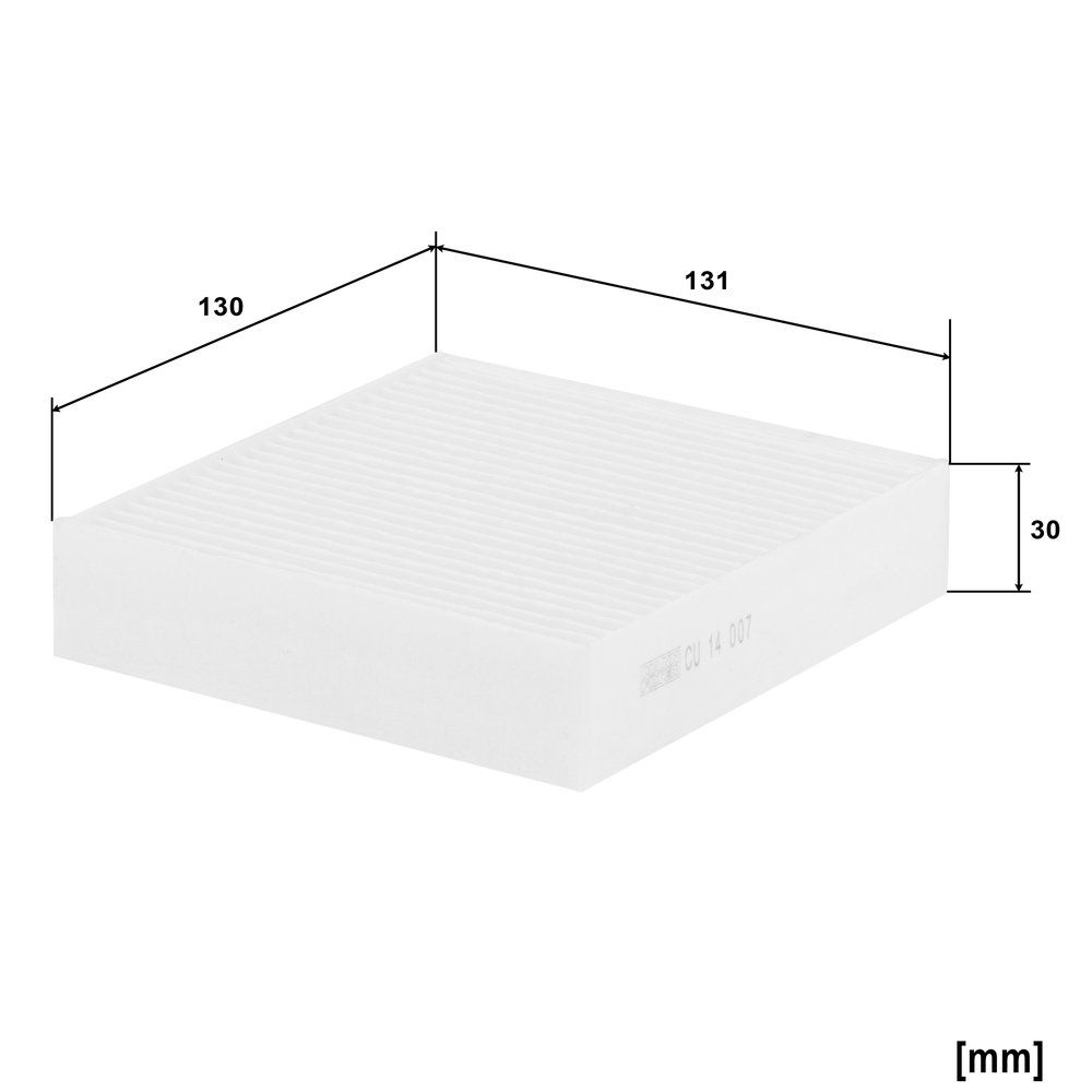 MANN-FILTER CU 14 007 Filter, cabin air