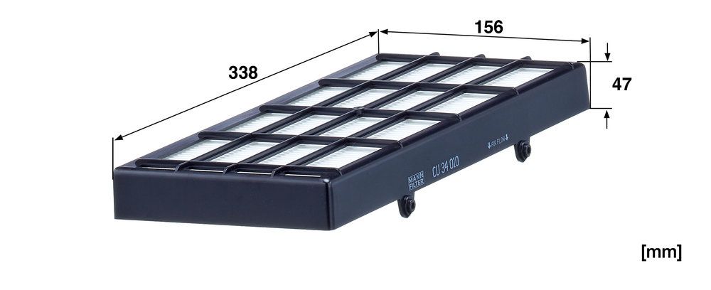 MANN-FILTER CU 34 010 Filter vnútorného priestoru