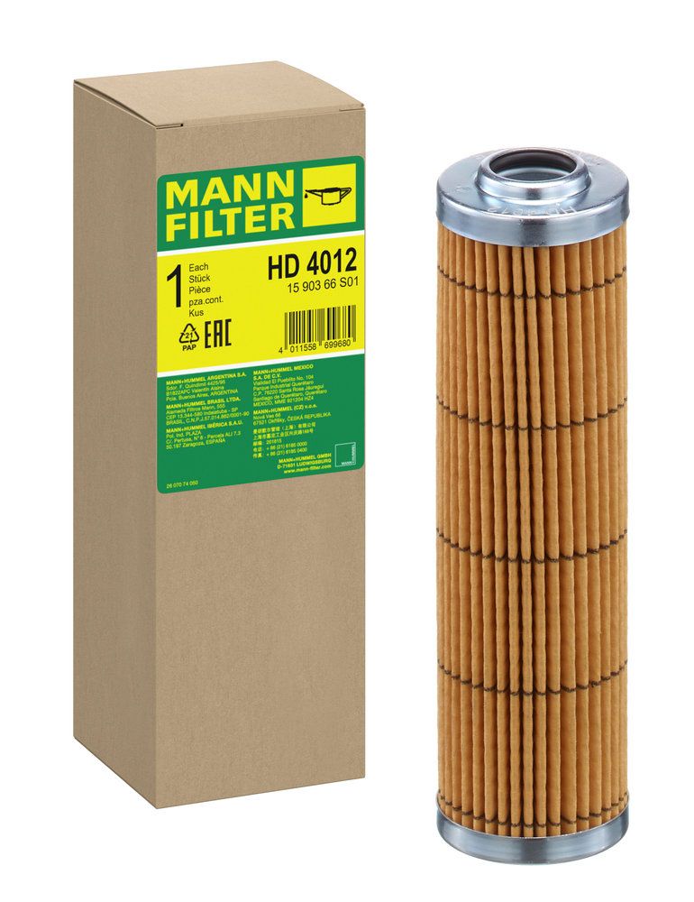 MANN-FILTER HD 4012 Filter, operating hydraulics