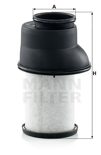 MANN-FILTER LC 11 001 x Filtro, Ventilazione monoblocco