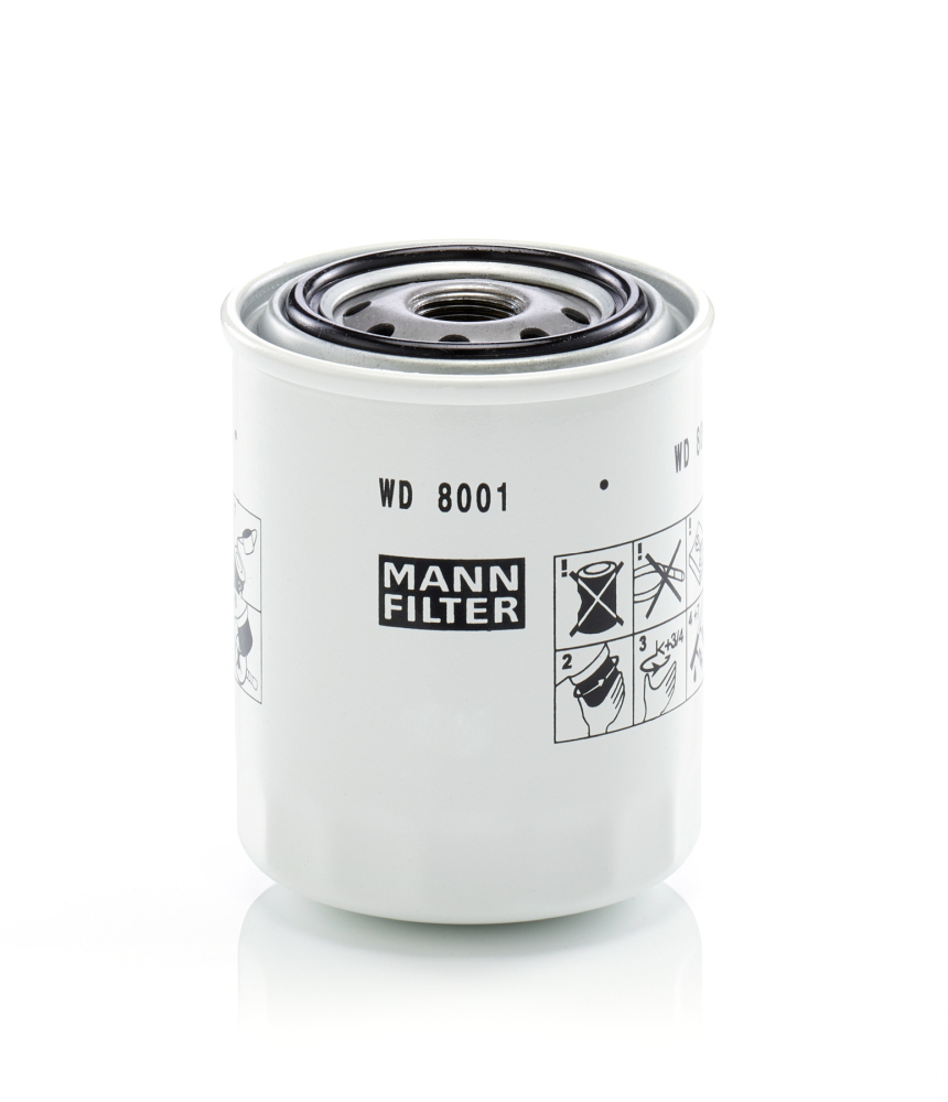MANN-FILTER WD 8001 Filtro, Sistema idraulico di lavoro