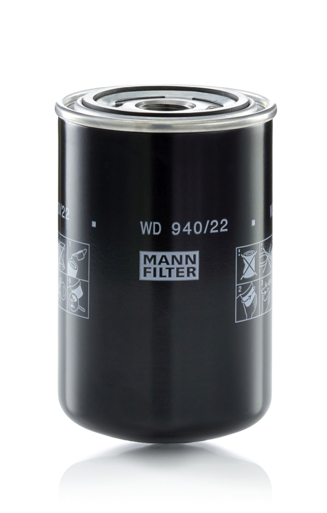 MANN-FILTER WD 940/22 Filtro, Sistema idraulico di lavoro