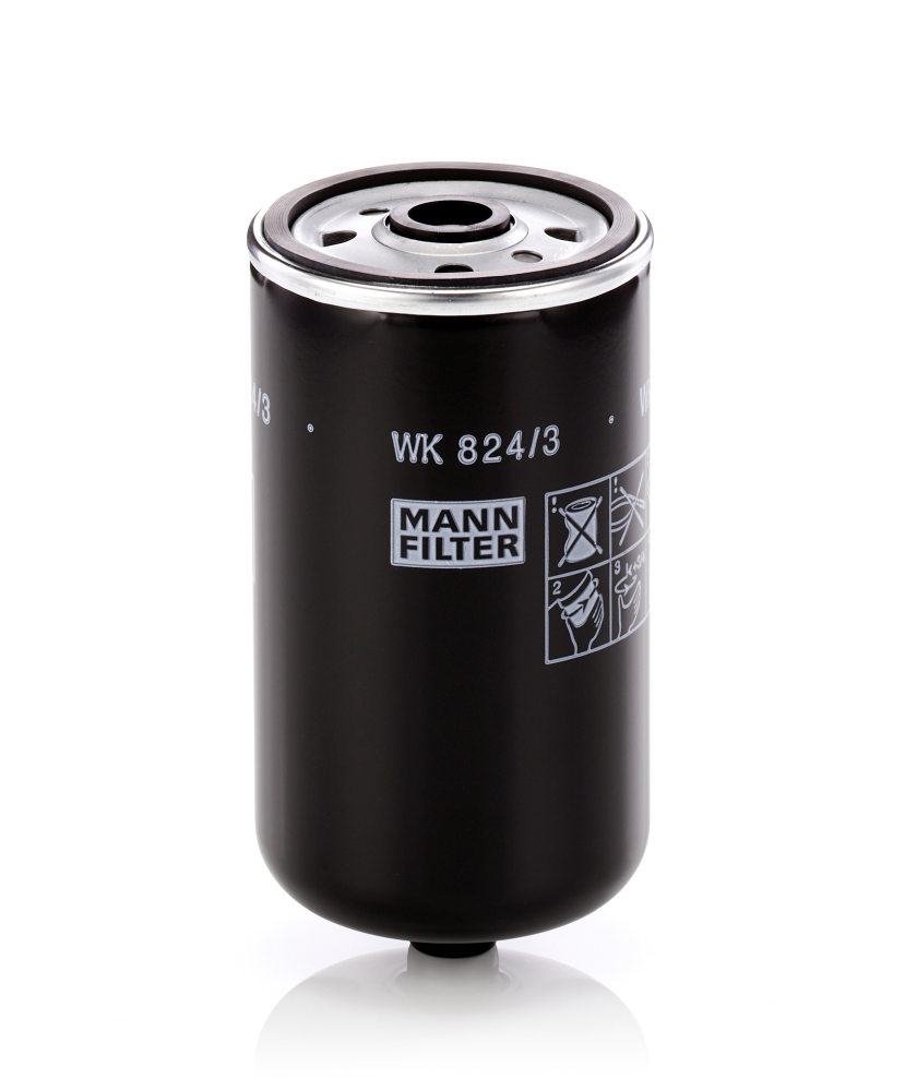 MANN-FILTER WK 824/3 Filtro carburante-Filtro carburante-Ricambi Euro