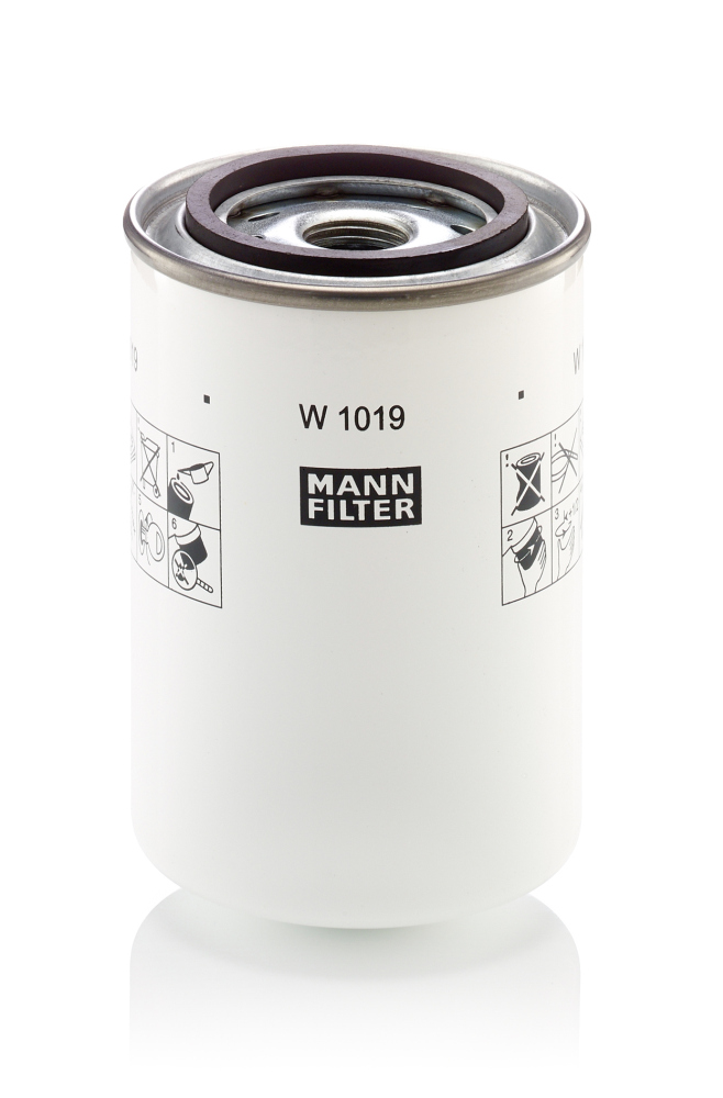 MANN-FILTER W 1019 Filtro, Sistema idraulico di lavoro-Filtro, Sistema idraulico di lavoro-Ricambi Euro