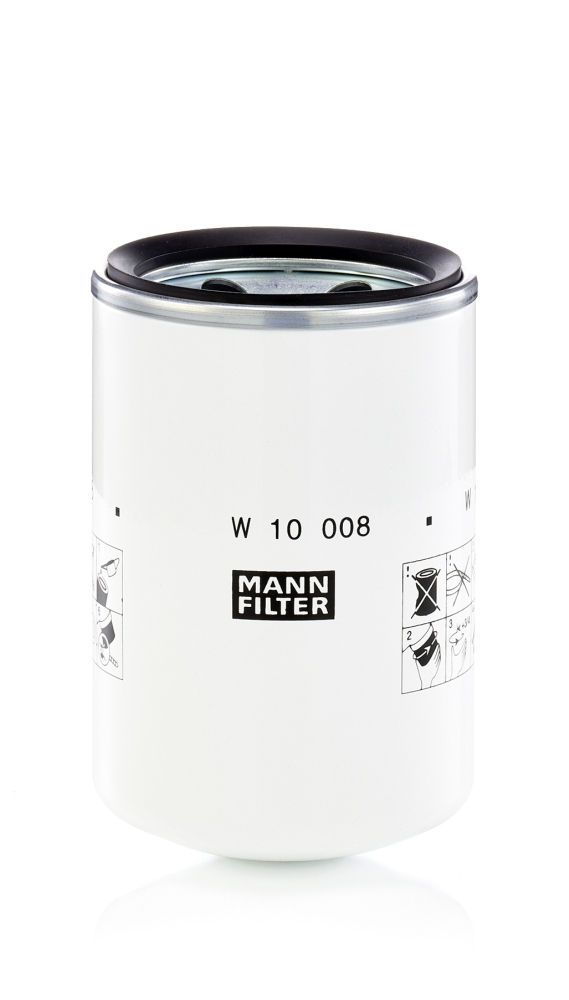 MANN-FILTER W 10 008 Filtro, Sistema idraulico di lavoro-Filtro, Sistema idraulico di lavoro-Ricambi Euro