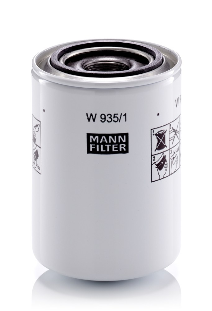 MANN-FILTER W 935/1 Filtro, Sistema idraulico di lavoro
