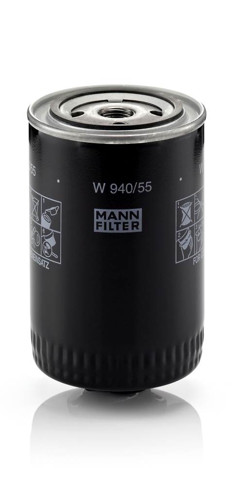 MANN-FILTER W 940/55 Filtro olio-Filtro olio-Ricambi Euro