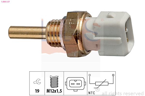 HELLA 6PT 009 107-471 Sensor, motortemperatur