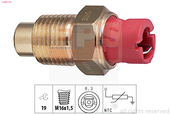 TOPRAN 701 651 Sensor, motortemperatur