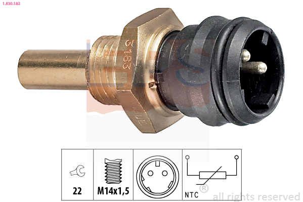 MEYLE 100 800 0056 MEYLE-ORIGINAL: True to OE. Sensor, motortemperatur