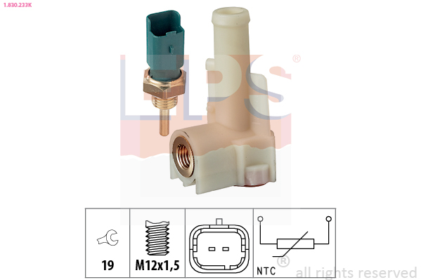 MEYLE 714 821 0001 MEYLE-ORIGINAL: True to OE. Sensor, motortemperatur