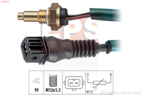 TOPRAN 400 873 Sensor, motortemperatur