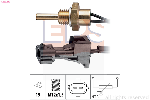 DELPHI TS10240-12B1 Sensor, motortemperatur