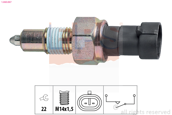 MAXGEAR 50-0241 Bryter, ryggelys