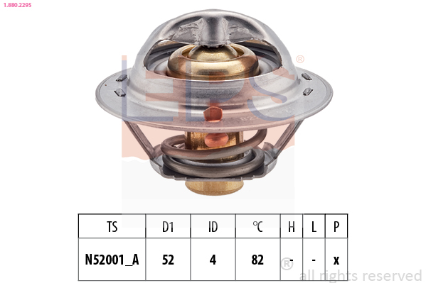EPS 1.880.244 Made in Italy - OE Equivalent Termostat, kjølemiddel