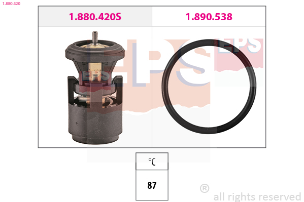 EPS 1.880.420 Made in Italy - OE Equivalent Termostat chladenia